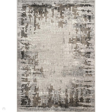 Mayfair Croc MAY03 Modern Abstract Distressed Metallic Shimmer Soft Velvety Touch Textured Polyester Low Profile Short Pile Ash Grey/Ivory/Stone Taupe/Charcoal Grey/Steel Grey Rug-Desire Rugs-Rug Love - The Most Loved Rug Store